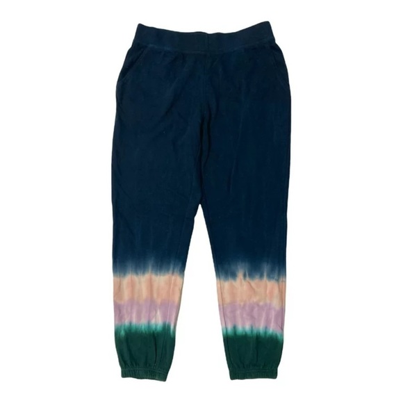 Wildfox Large Tie Dye Dark Blue Joggers - Picture 2 of 2